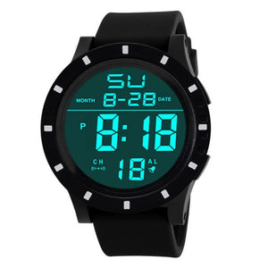 2017 Hot HONHX Men's Led Digital Watch Sports Wristwatches For Men Date Touch Screen Silicone Wrist Watch horloges mannen #502