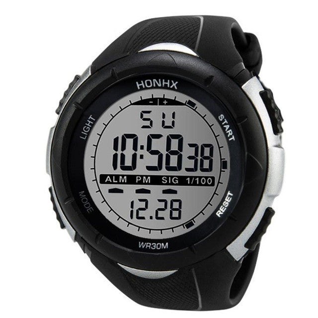 HONHX Men Watch 2017 Silicone Analog Military LED Digital Army Sport LED WristWatches For Men Horloges Mannen reloj hombre #63