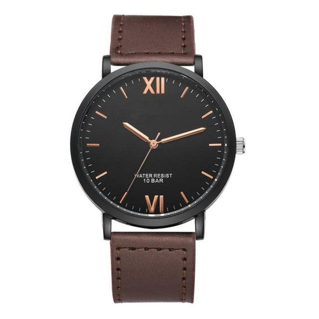 GAIETY  Top Luxury Watch Men Brand Men's Watches Faux Leahter Band Quartz Wristwatch Fashion casual watches Men #817