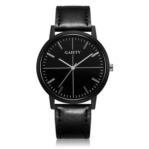 GAIETY 2017 Simple Men Watches Men Faux Leather Band Quartz Wrist Wristwatch Male Clock Relogio Masculino orologio uomo #815