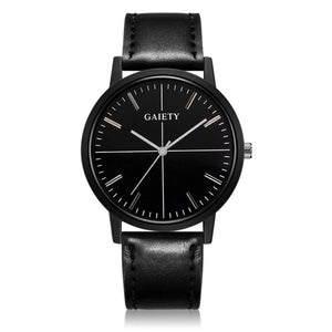 GAIETY 2017 Simple Men Watches Men Faux Leather Band Quartz Wrist Wristwatch Male Clock Relogio Masculino orologio uomo #815
