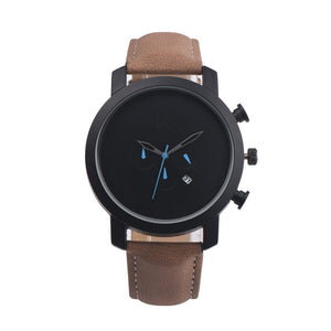 Retro Design Leather Band Analog Alloy Quartz Wrist Watch