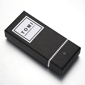 TOMI Fashion Casual Men 's Roundedssines Retro Design Leather Band Watch