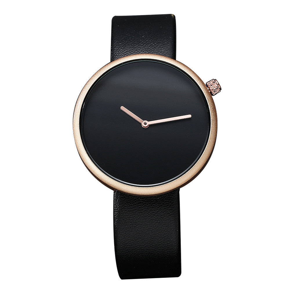 TOMI Fashion Casual Men 's Roundedssines Retro Design Leather Band Watch