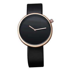 TOMI Fashion Casual Men 's Roundedssines Retro Design Leather Band Watch