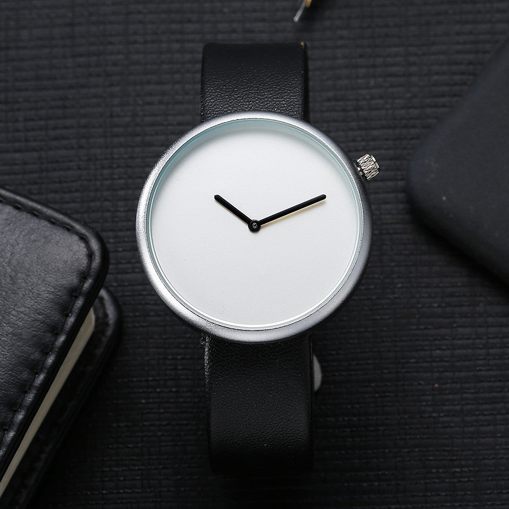 TOMI Fashion Casual Men 's Roundedssines Retro Design Leather Band Watch