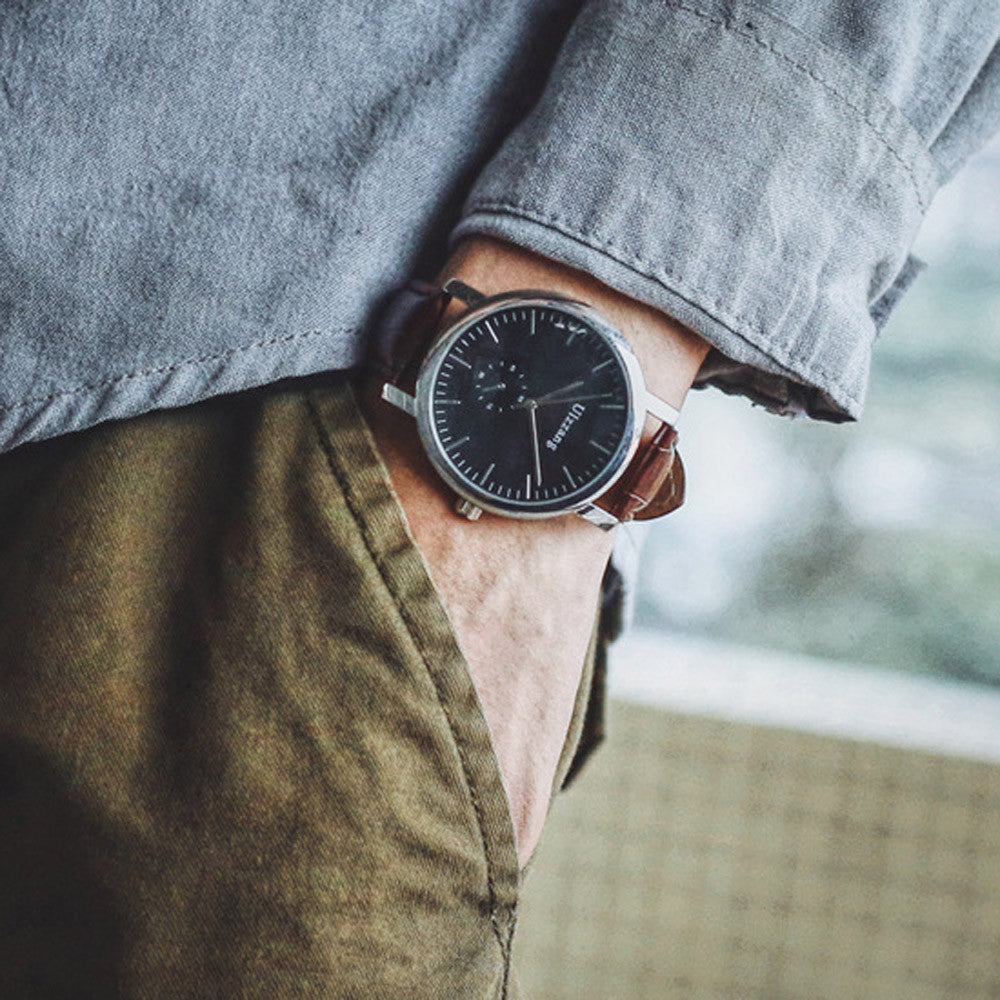 Fashion Classic Retro Dial Watch Large Dial Tide Watch Men 's Watches