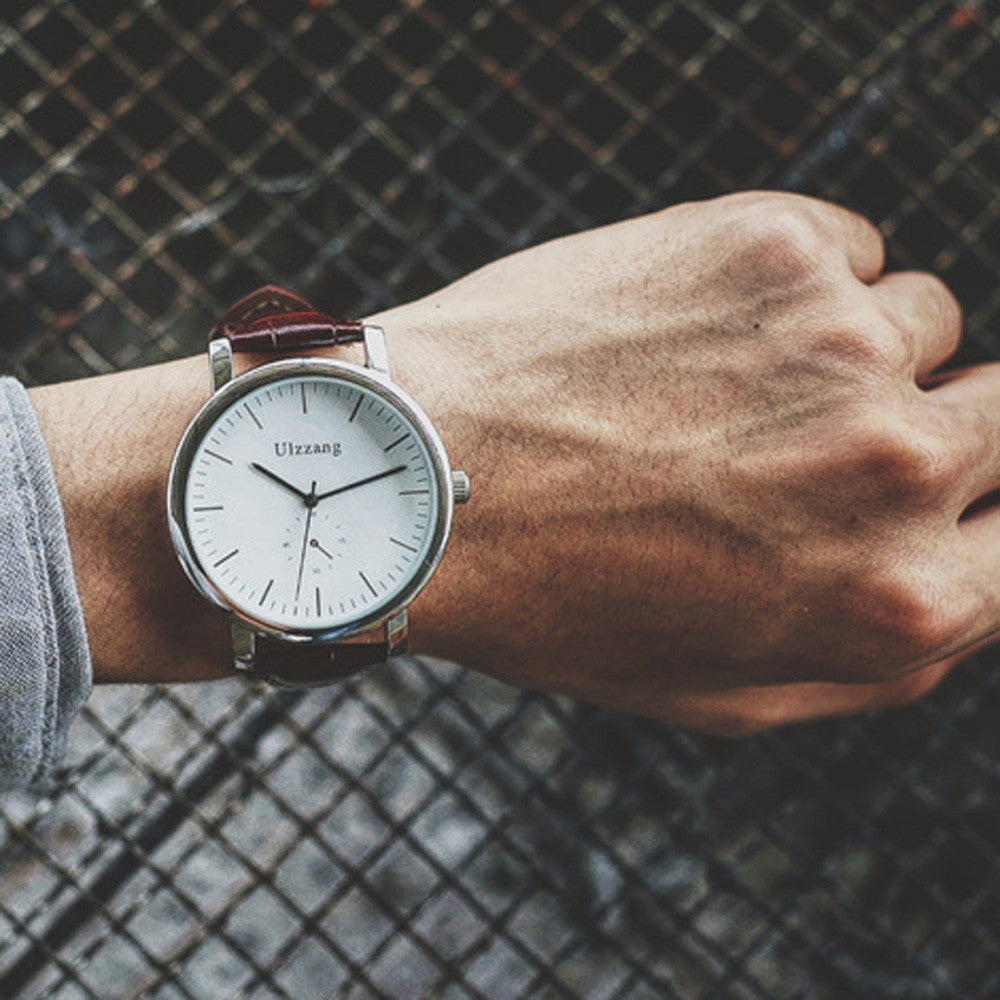 Fashion Classic Retro Dial Watch Large Dial Tide Watch Men 's Watches