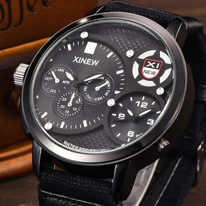 30M waterproof Men's Military Luxury Watch Sport Analog Quartz Mens Wristwatch