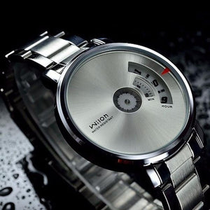 Creative Stainless Steel Men's Military Sport Analog Quartz Wrist Watch