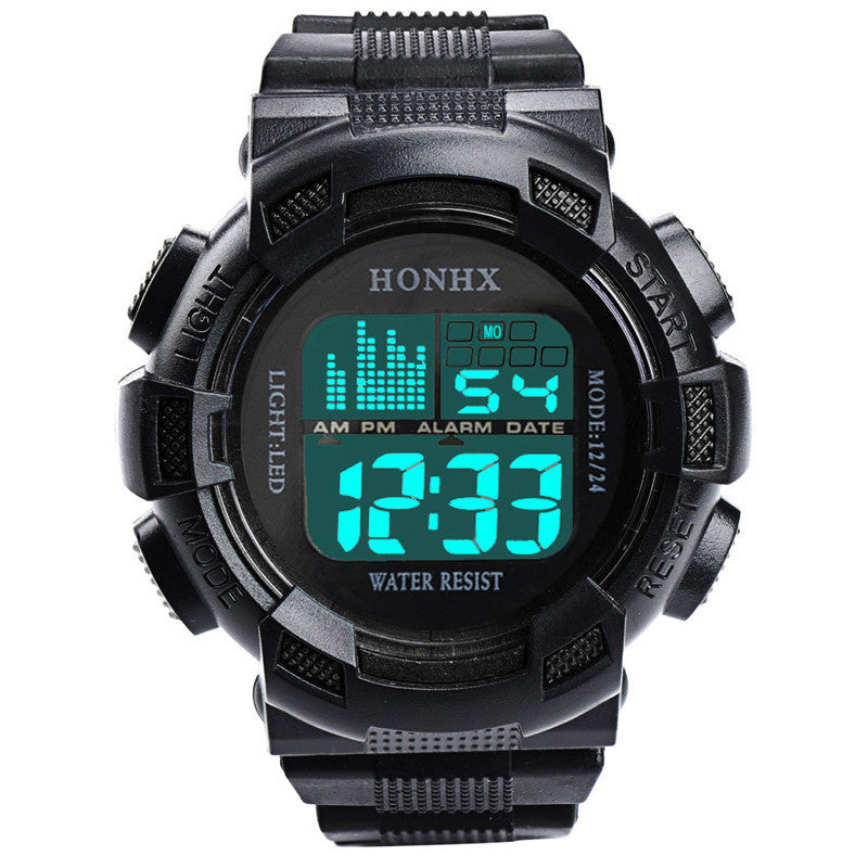 Fashion Mens Digital LED Analog Quartz Alarm Date Sports Wrist Watch