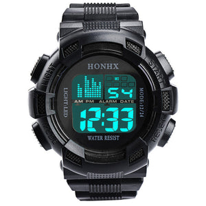 Fashion Mens Digital LED Analog Quartz Alarm Date Sports Wrist Watch