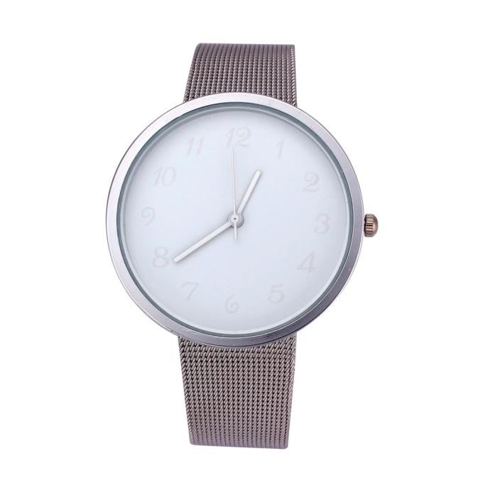 Men Contracted Fashion Watches Steel Band Watches