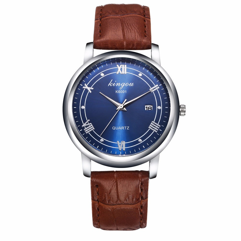 KINGOU K6001 Luxury Men's  Watch  Quartz Military Watch