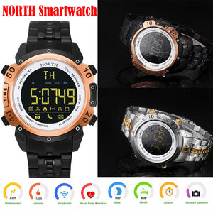 Bluetooth4.0 Smart Watch Stainless Steel Sports Man Running Smartwatch