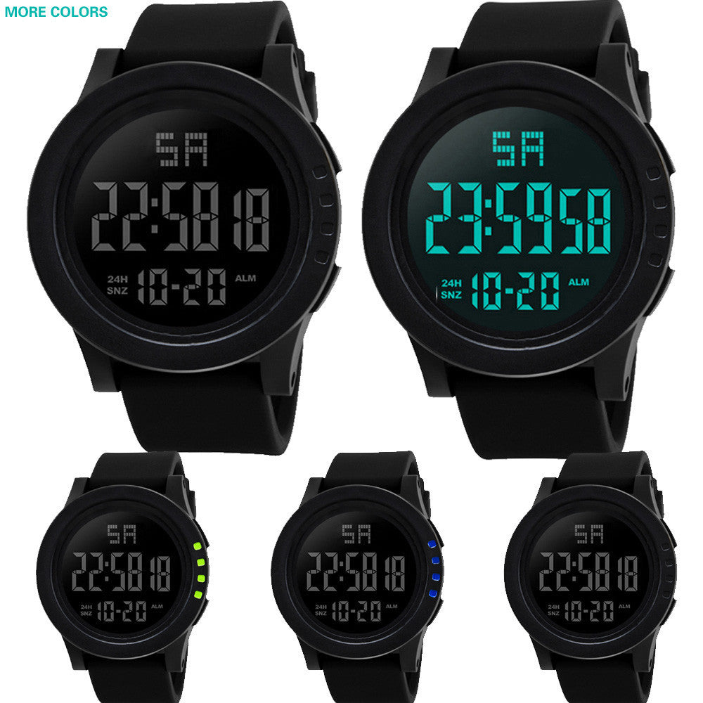 LED Waterproof Digital Quartz Fashion Watch Military Sport Men's
